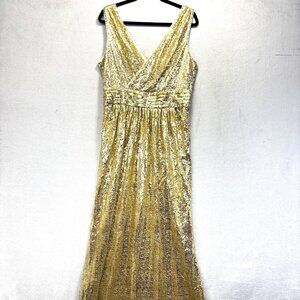 Glamorous Gold Sequin Maxi Dress